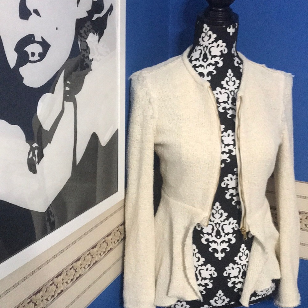 Zip up cardigan